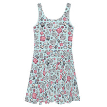 Load image into Gallery viewer, Cinderella Bow Skater Dress