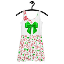 Load image into Gallery viewer, Dress 'Holiday green bow'