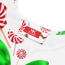 Load image into Gallery viewer, Dress 'Holiday green bow'