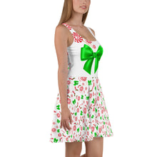 Load image into Gallery viewer, Dress 'Holiday green bow'