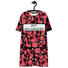 Load image into Gallery viewer, T-shirt dress 'Influencer Glam'