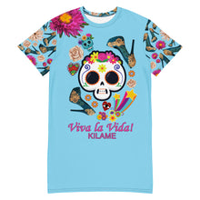 Load image into Gallery viewer, T-shirt dress 'Buena vida'