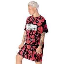 Load image into Gallery viewer, T-shirt dress 'Influencer Glam'