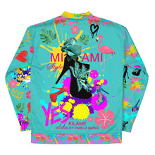 Load image into Gallery viewer, Bomber Jacket 'Miami Art'