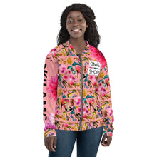 Load image into Gallery viewer, Bomber Jacket 'I close deals in heels'