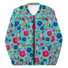 Load image into Gallery viewer, Bomber Jacket 'Flower Power'