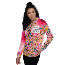 Load image into Gallery viewer, Bomber Jacket 'I close deals in heels'