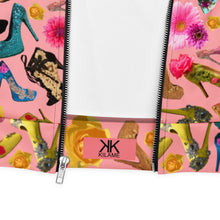 Load image into Gallery viewer, Bomber Jacket 'I close deals in heels'