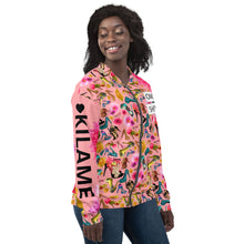 Load image into Gallery viewer, Bomber Jacket 'I close deals in heels'