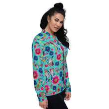 Load image into Gallery viewer, Bomber Jacket 'Flower Power'
