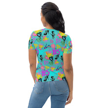 Load image into Gallery viewer, Women's T-shirt 'Flamingo Art'