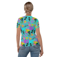 Load image into Gallery viewer, Women's T-shirt 'Flamingo Art'