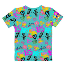 Load image into Gallery viewer, Women's T-shirt 'Flamingo Art'