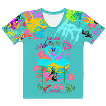 Load image into Gallery viewer, Women's T-shirt 'Flamingo Art'
