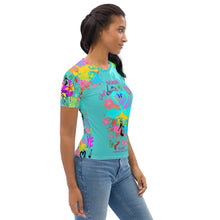 Load image into Gallery viewer, Women's T-shirt 'Flamingo Art'