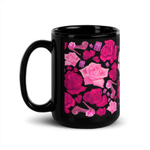 Load image into Gallery viewer, Black Glossy Mug 'Follow your dreams'