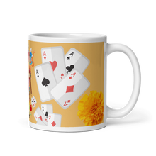 Load image into Gallery viewer, White glossy mug 'Down the rabbit hole'