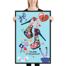 Load image into Gallery viewer, Framed poster 'Wonderland'
