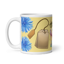 Load image into Gallery viewer, White glossy mug 'Tea Party'