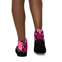 Load image into Gallery viewer, Women’s high top canvas shoes Wali 'Follow your dreams'