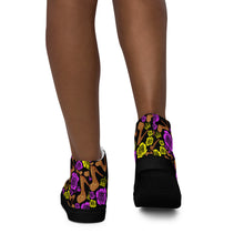 Load image into Gallery viewer, Women’s high top canvas shoes 'Kilame Royal'
