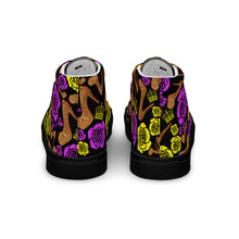 Load image into Gallery viewer, Women’s high top canvas shoes 'Kilame Royal'