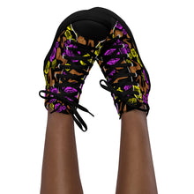Load image into Gallery viewer, Women’s high top canvas shoes 'Kilame Royal'