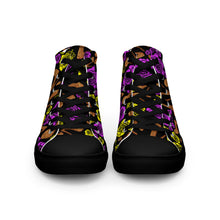Load image into Gallery viewer, Women’s high top canvas shoes 'Kilame Royal'