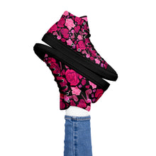Load image into Gallery viewer, Women’s high top canvas shoes Wali 'Follow your dreams'