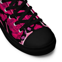 Load image into Gallery viewer, Women’s high top canvas shoes Wali 'Follow your dreams'