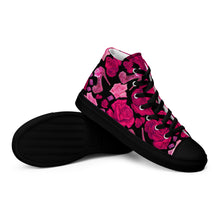 Load image into Gallery viewer, Women’s high top canvas shoes Wali 'Follow your dreams'