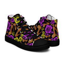 Load image into Gallery viewer, Women’s high top canvas shoes 'Kilame Royal'