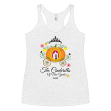Load image into Gallery viewer, Women's Racerback Tank Cinderella Pumpkin