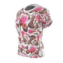 Load image into Gallery viewer, Dreamy Tee 'Rose pink flower'