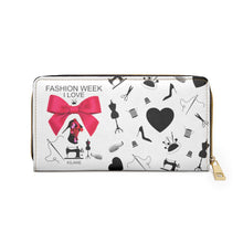 Load image into Gallery viewer, Zipper Wallet 'Fashion Week'