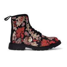 Load image into Gallery viewer, Women's Canvas Boots 'Holidays Couture'