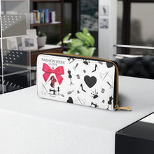 Load image into Gallery viewer, Zipper Wallet 'Fashion Week'