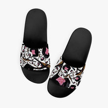 Load image into Gallery viewer, Casual Sandals - Black 'Pink gold sandals'