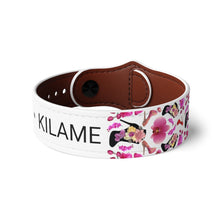 Load image into Gallery viewer, Vegan Leather Wristband 'Orchidee'