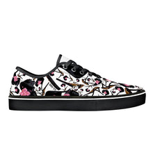 Load image into Gallery viewer, Skate Shoes - White/Black 'Pink gold sandals'