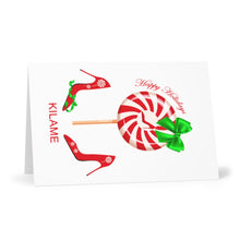 Load image into Gallery viewer, Greeting Cards (7 pcs) 'Peppermint'