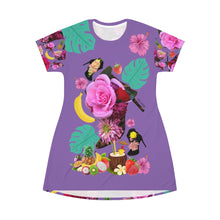 Load image into Gallery viewer, T-Shirt Dress 'Jungle Shoes'