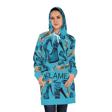 Load image into Gallery viewer, Women's Hoodie Dress Safod 'Blue Sky shoes'