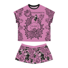 Load image into Gallery viewer, Women's Short and T-shirt Set Adet 'Fashionista'