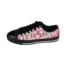 Load image into Gallery viewer, Women's Sneakers 'Rose pink flower'