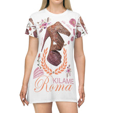 Load image into Gallery viewer, T-Shirt Dress 'Vacanze Romane'