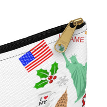 Load image into Gallery viewer, Accessory Pouch 'Christmas in New York Big Apple'