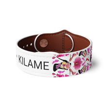 Load image into Gallery viewer, Vegan Leather Wristband 'Orchidee'