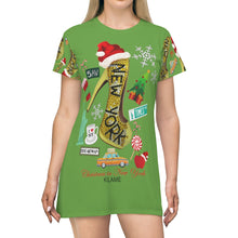 Load image into Gallery viewer, T-Shirt Dress 'New York Fashion Elf'