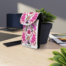 Load image into Gallery viewer, Small Cell Phone Wallet 'Orchidee'